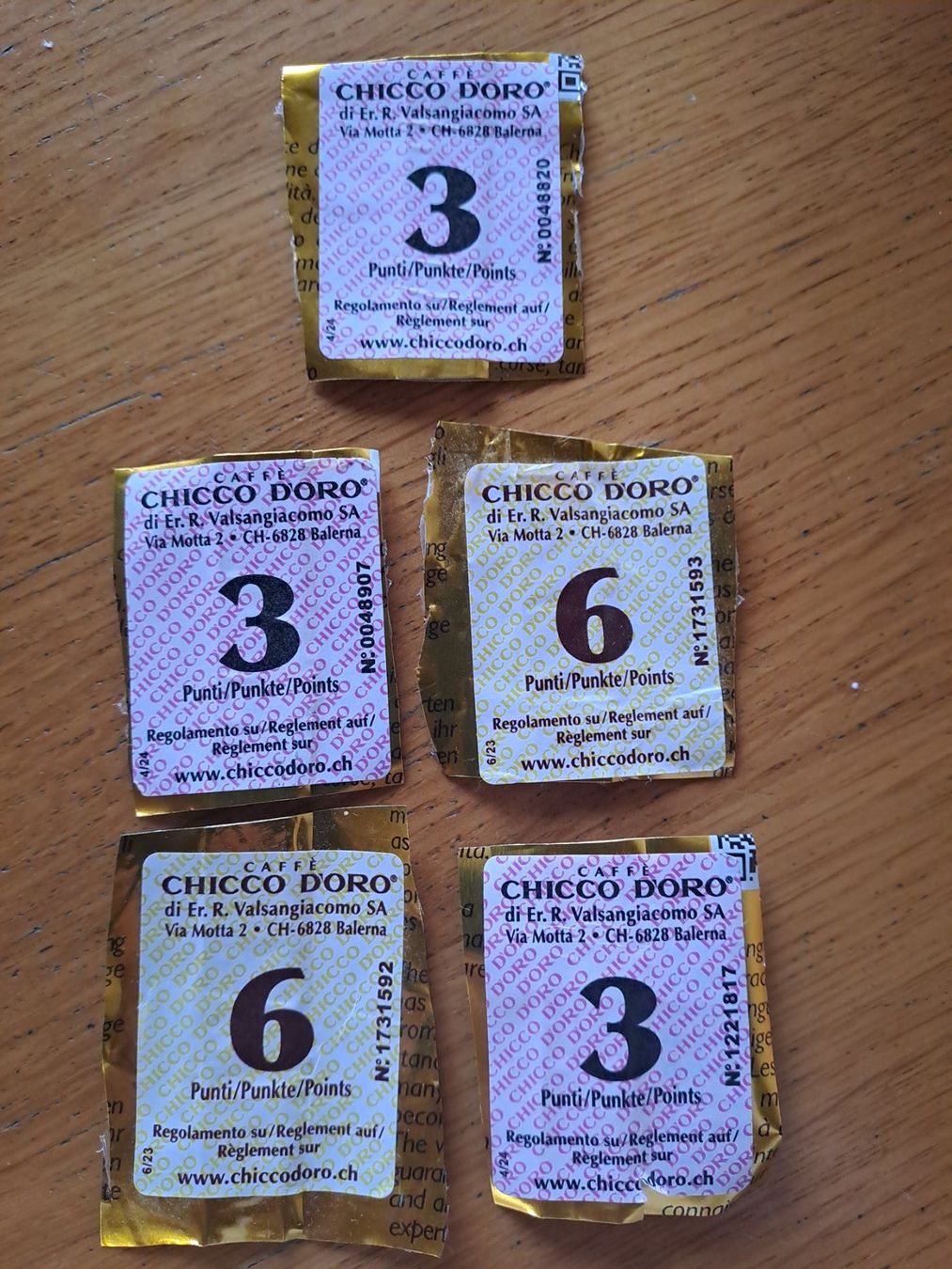Raccolte di bollini & punti: Chiccho d'Oro – Nuovo (secondo la descrizione) da Niederscherli venduto da Zoda