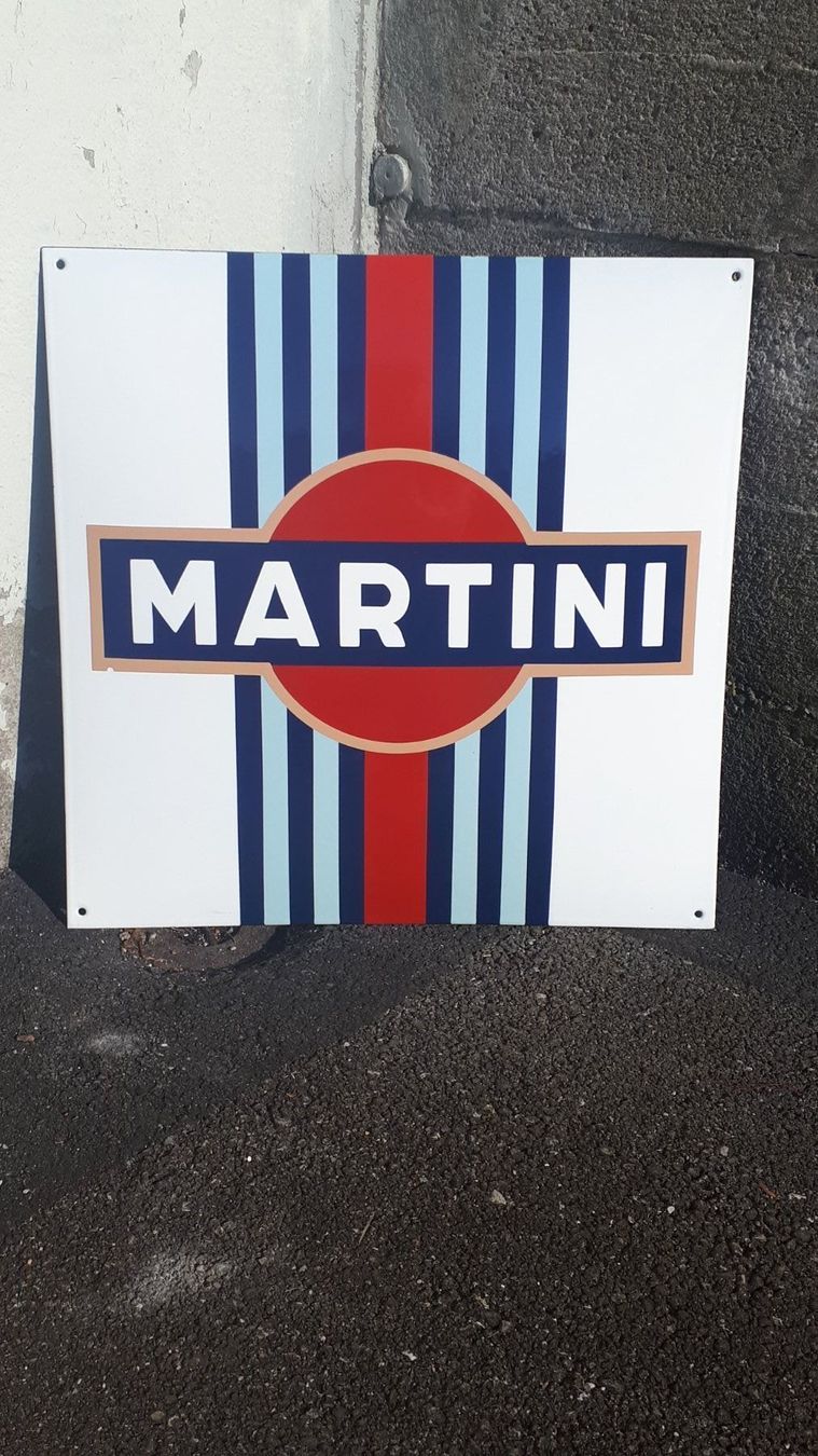 Martini Insegne: Emailschild Martini – Usato da Zürich venduto da timbuktu03