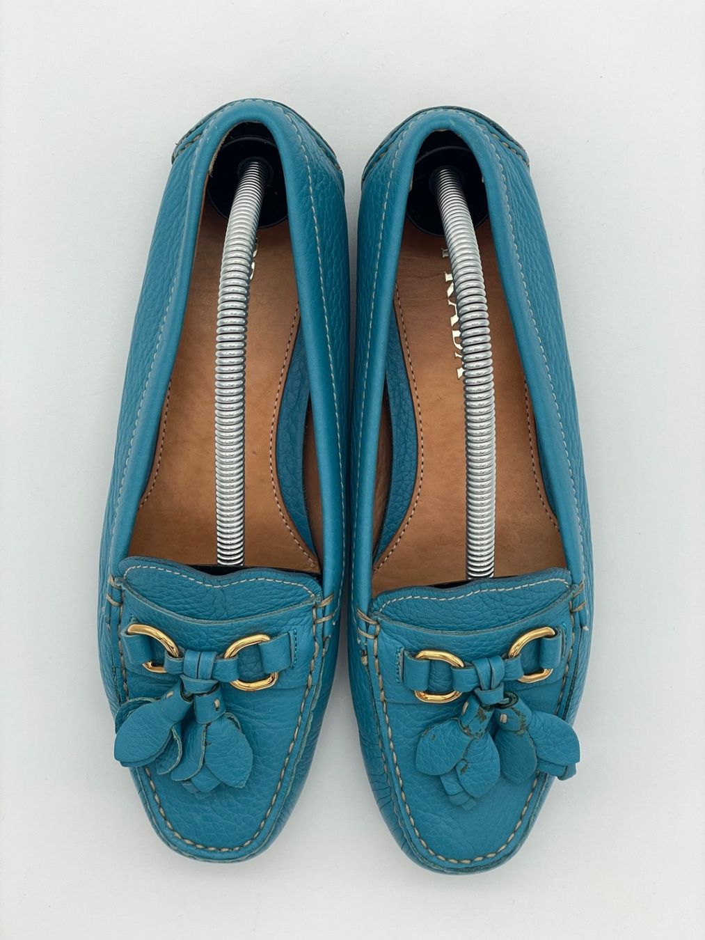 Prada Scarpe da donna: Prada Tassel Driving Mokassin EU 36 Blau – Usato da Zürich venduto da shoe_shop 5