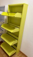 Schuhkippschränke Metall 4 Fächer, hellgrün