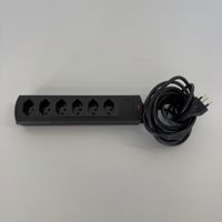 Max Hauri Prime Line Mehrfachstecker - Schwarz - 6