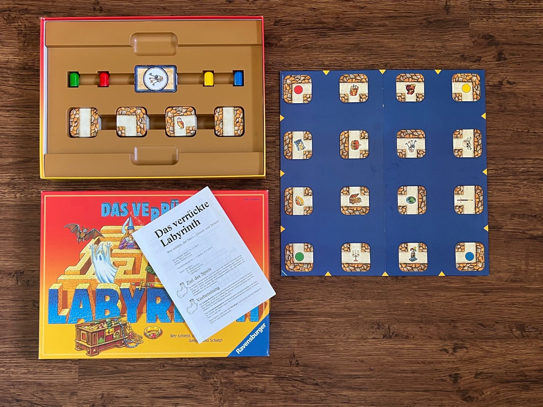 Ravensburger Giochi: Ravensburger Das verrückte Labyrinth Brettspiel Version 2002 – Usato da Uttigen venduto da sonorsonic 3