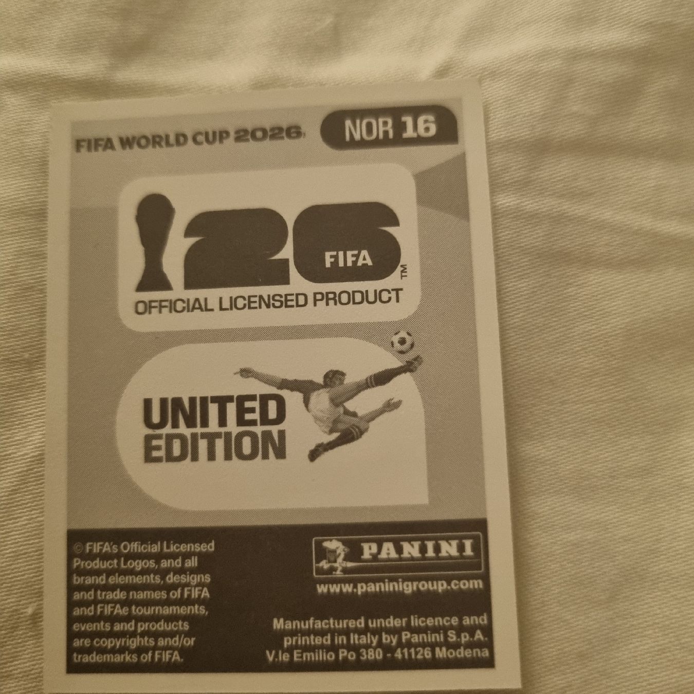 Panini Carte collezionabili: Carte FIFA Alexander Sörloth NOR 16 – Nuovo e nell'imballaggio originale da Monthey venduto da ced_2zby 1