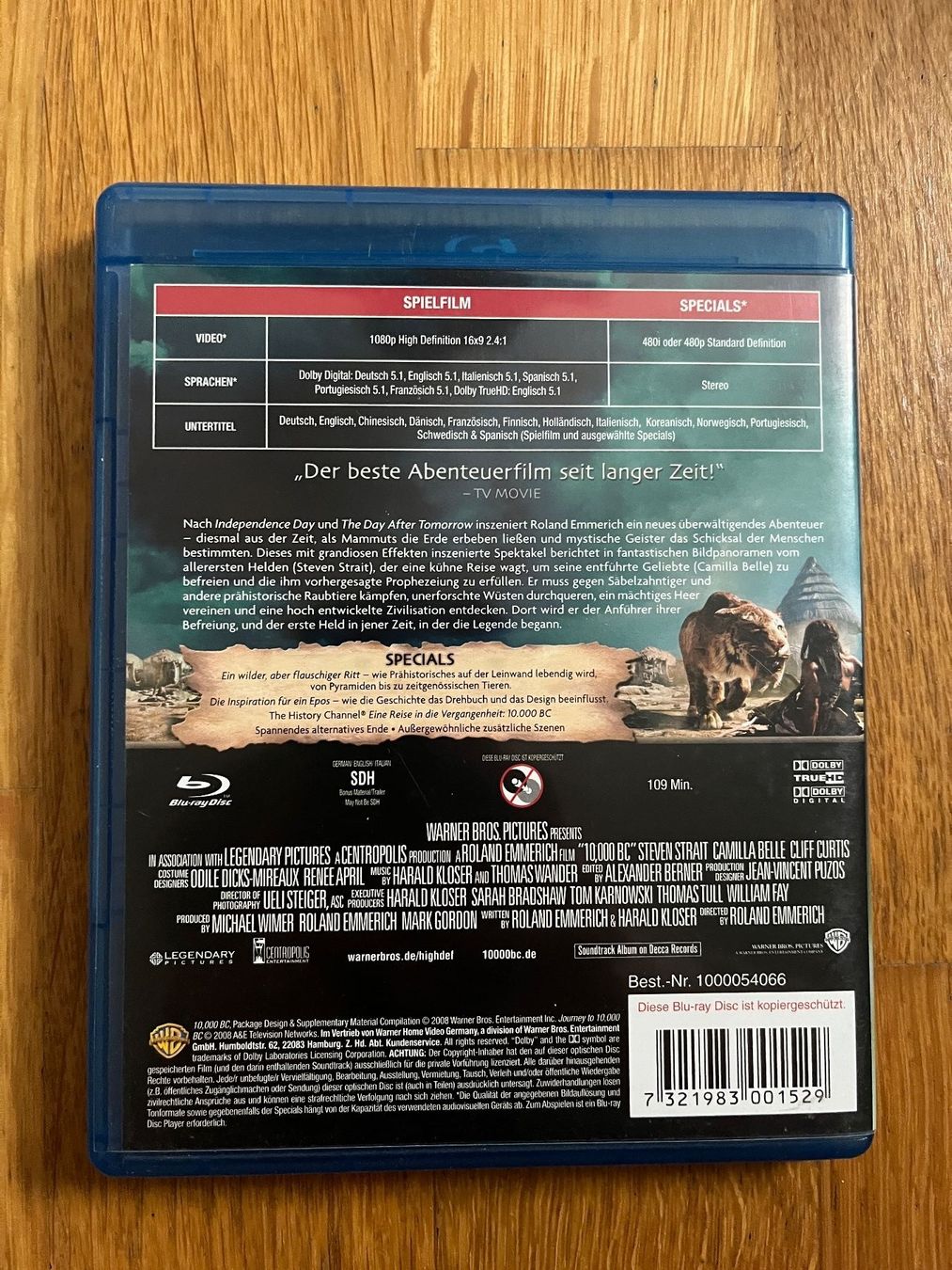 Alle DVDs: Blu-Ray "10.000 BC" – Gebraucht aus Grosswangen von Vita500 1