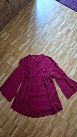 Bluse 3/4 Arm dunkelrot