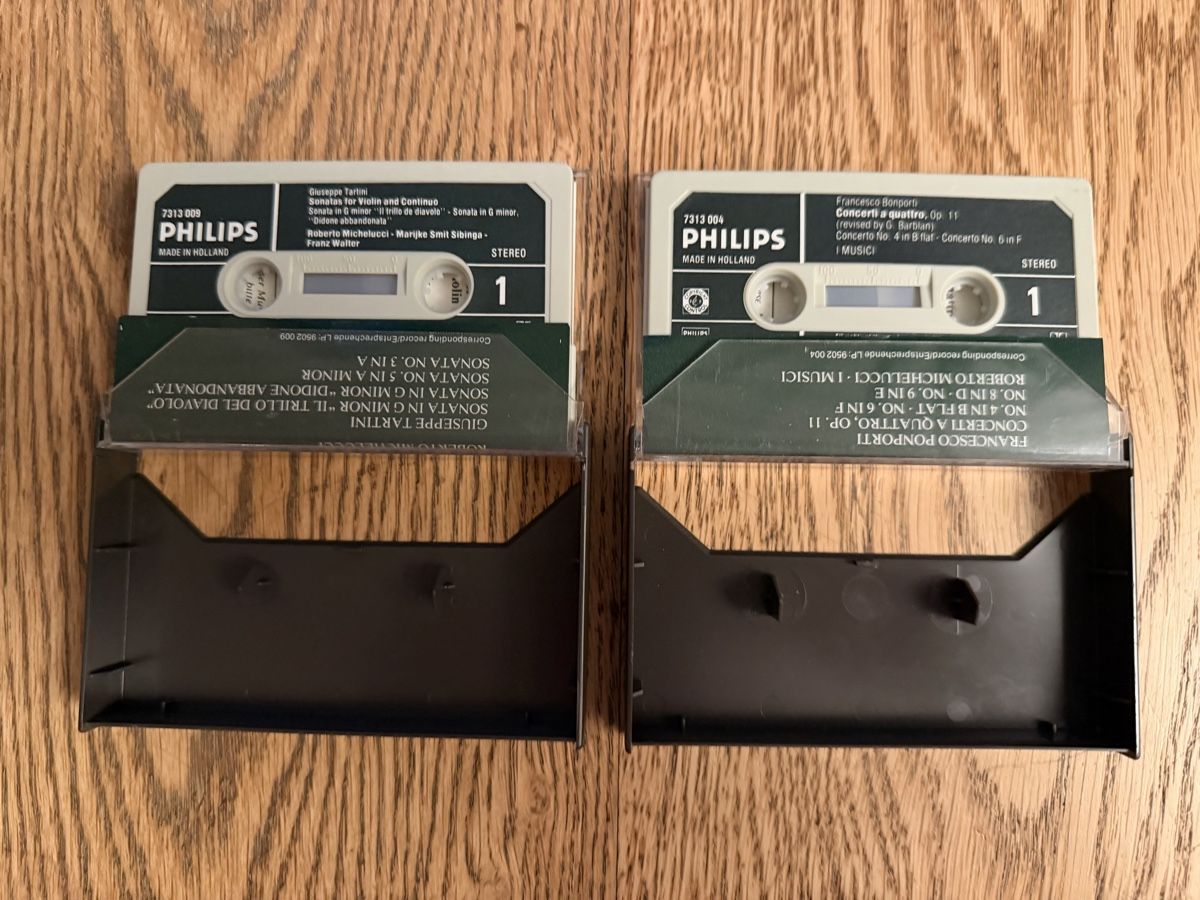 Musicassette: 2x Klassik MC Musikkassetten  – Usato da Hünenberg venduto da Paddels 2