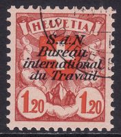 Dienstmarke BIT SBK-Nr. 21z (Wappenmuster 1936-1937)