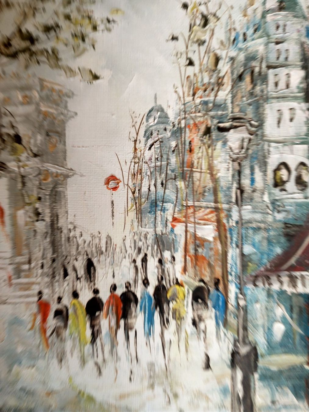 Dipinti: Gemälde - Impressionistisches Stadtbild Paris – Usato da Löhningen venduto da Chimae67 5
