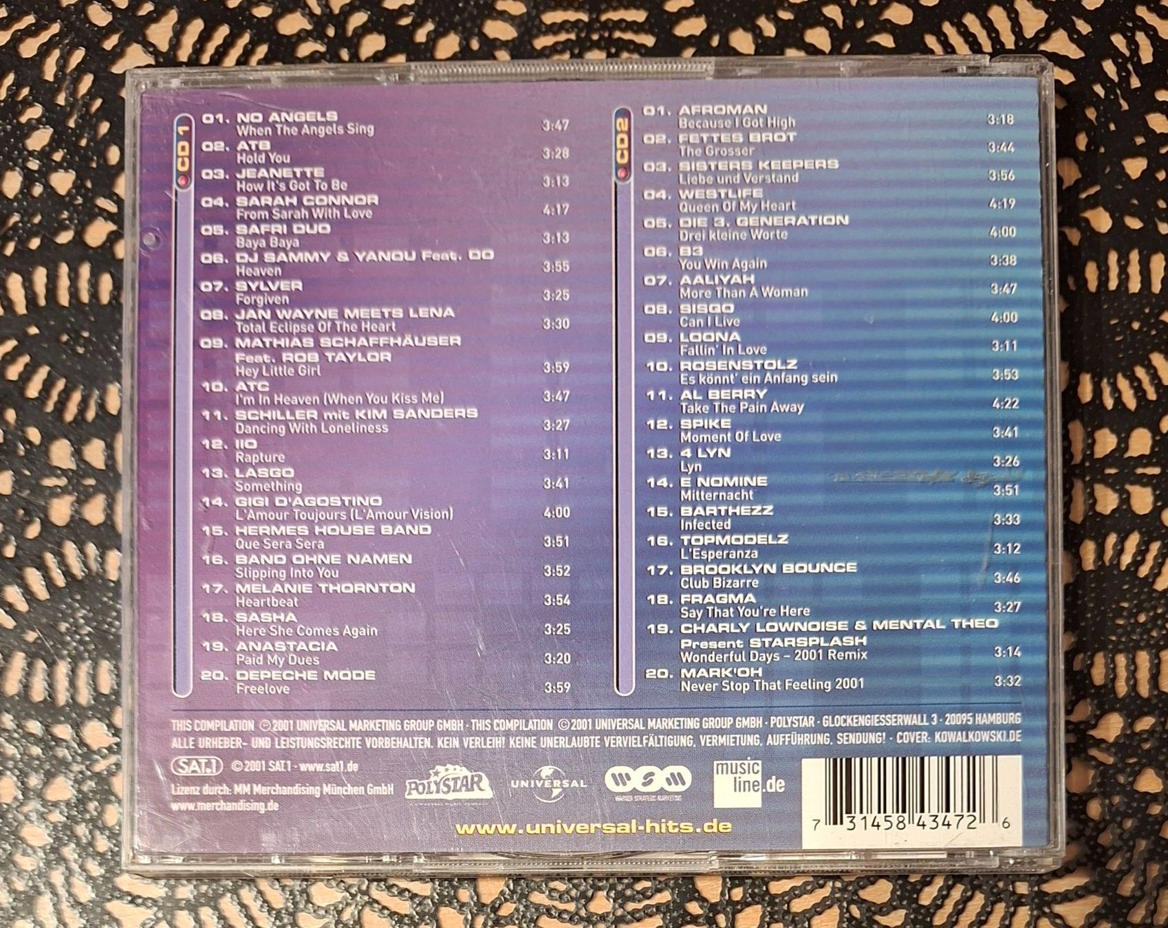 CD: Mega Hits 2002 Die Erste, Pop Hit Compilation Sampler 2002 – Usato da Schönenberg TG venduto da breiti12 1