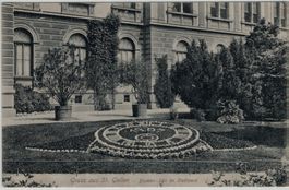 ST. GALLEN Blumen-Uhr im Stadtpark Jahreszahl 1907 1907 SG 6