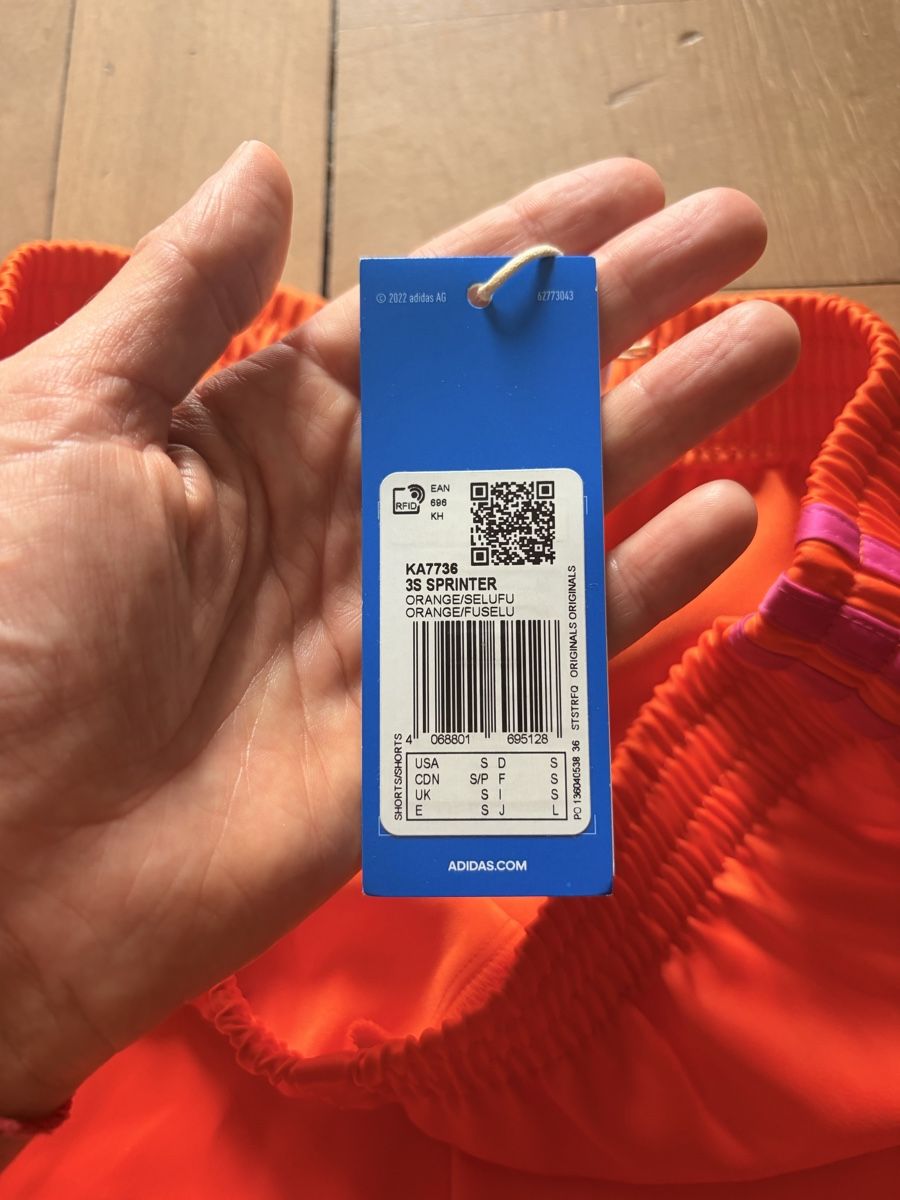 Adidas Hosen: Adidas Sprinter Shorts Orange Pink Gr. S – Neu und originalverpackt aus Zürich von 28881084 5
