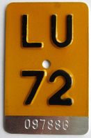 Mofa Töffli Luzern 1972 LU 72