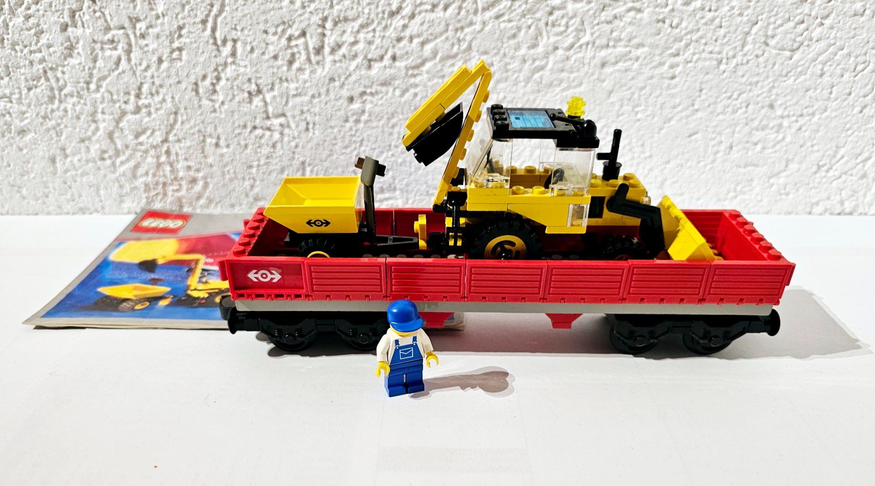 Lego Baukästen: LEGO EISENBAHN 4543 RAILROAD TRACTOR FLATBED – Gebraucht aus Turbenthal von Ddanuh 3