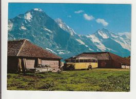 Postauto, Bussalp, Grindelwald, ca 1950-er Jahre