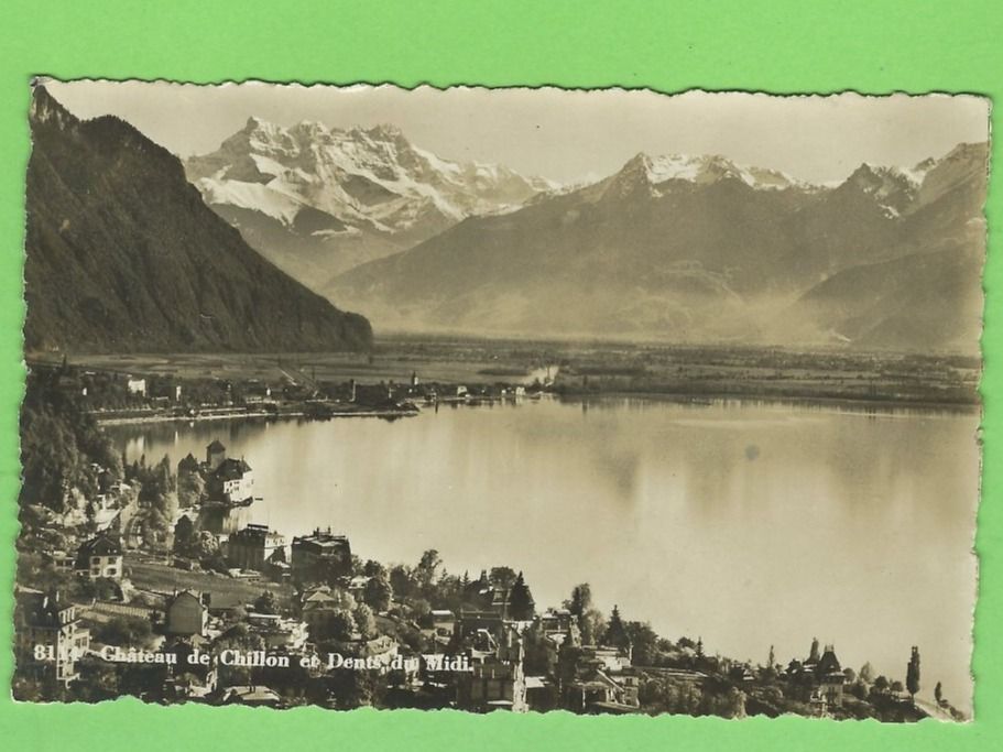 Cartoline postali: Chateau de Chillon et Dents du Midi – Usato da Zürich venduto da t24_de