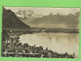 Chateau de Chillon et Dents du Midi