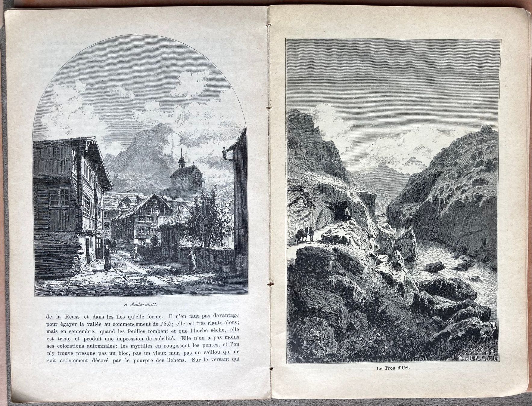 Libri: La ligne du St-Gothard - J. Hardmeyer vers 1885 – Usato da Versoix venduto da Decapod 3