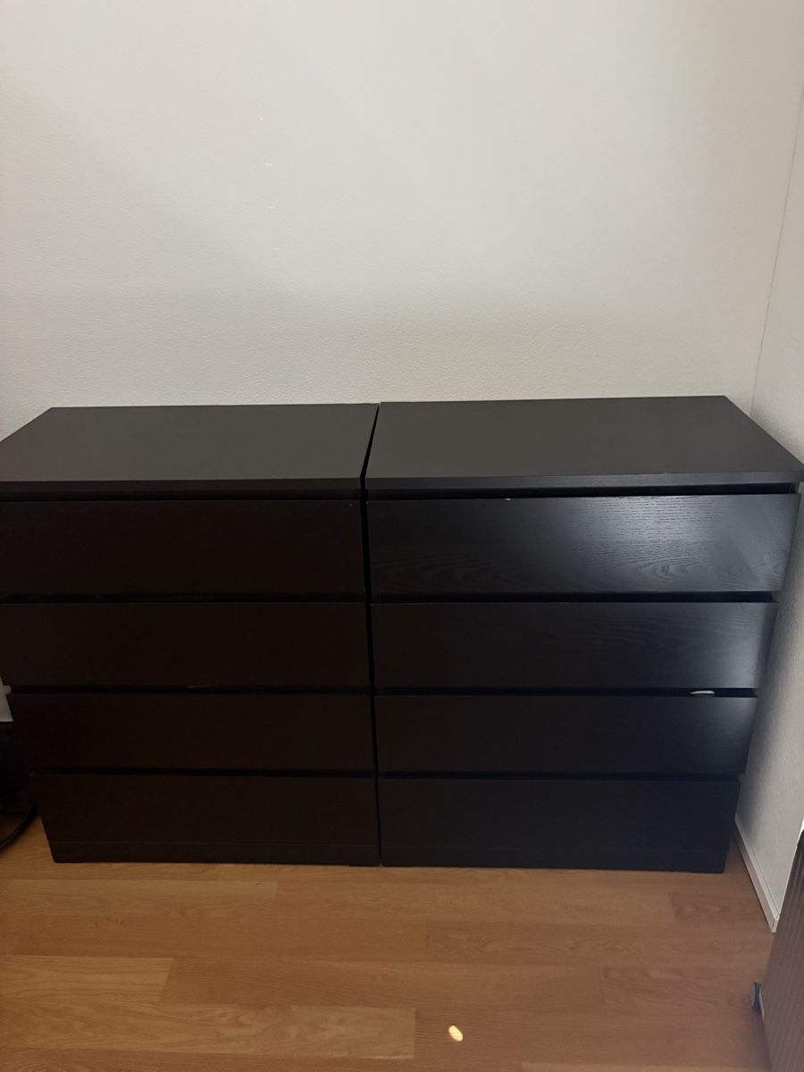 Ikea Kommoden: 2x IKEA Malm Kommode schwarz – Gebraucht aus Aarau von Nancy69 1