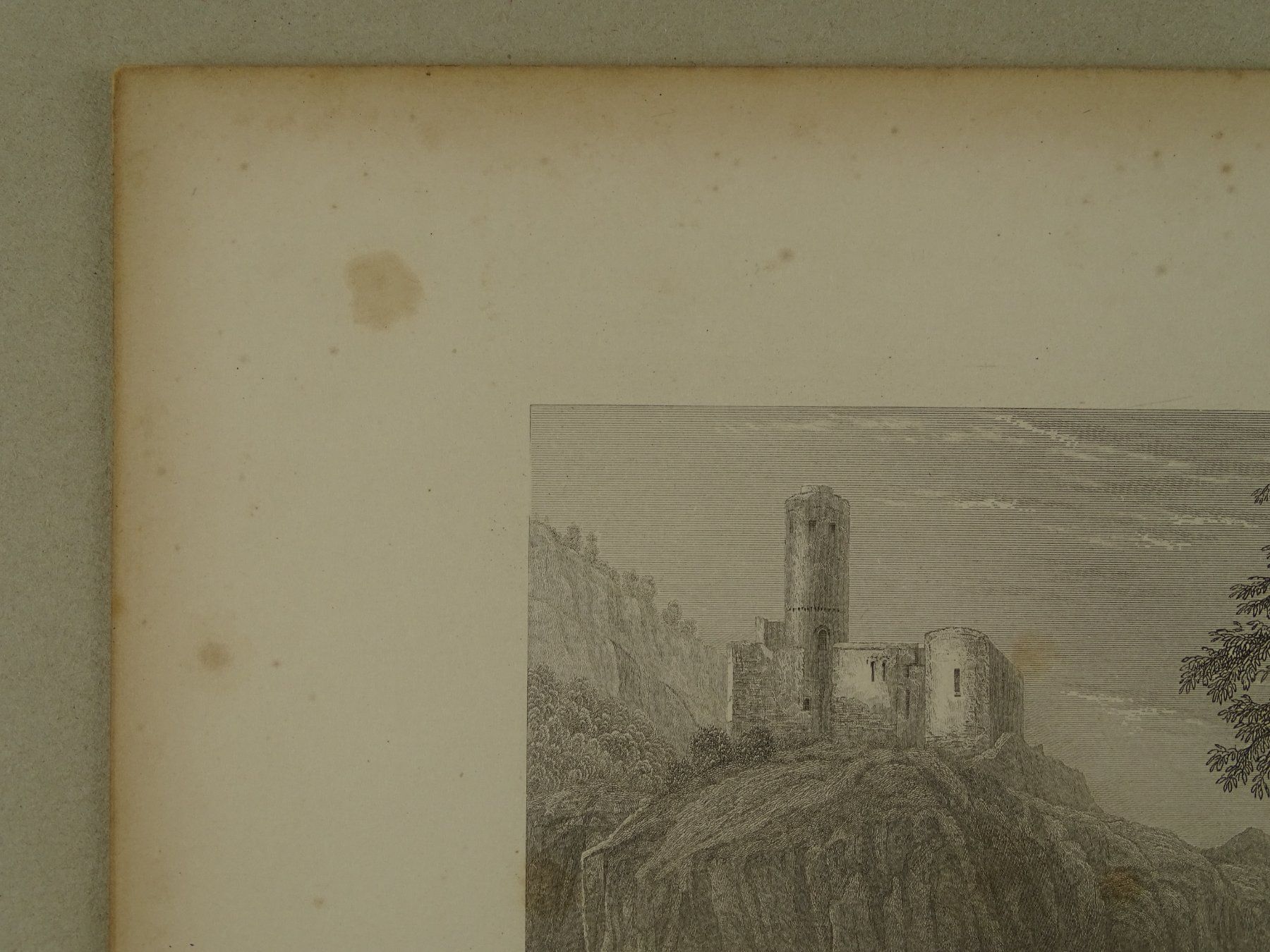 Incisioni: MARTIGNY LA BATIA, STAHLSTICH NACH BARTLETT 1836 – Usato da Grüningen venduto da Kartensammler 3