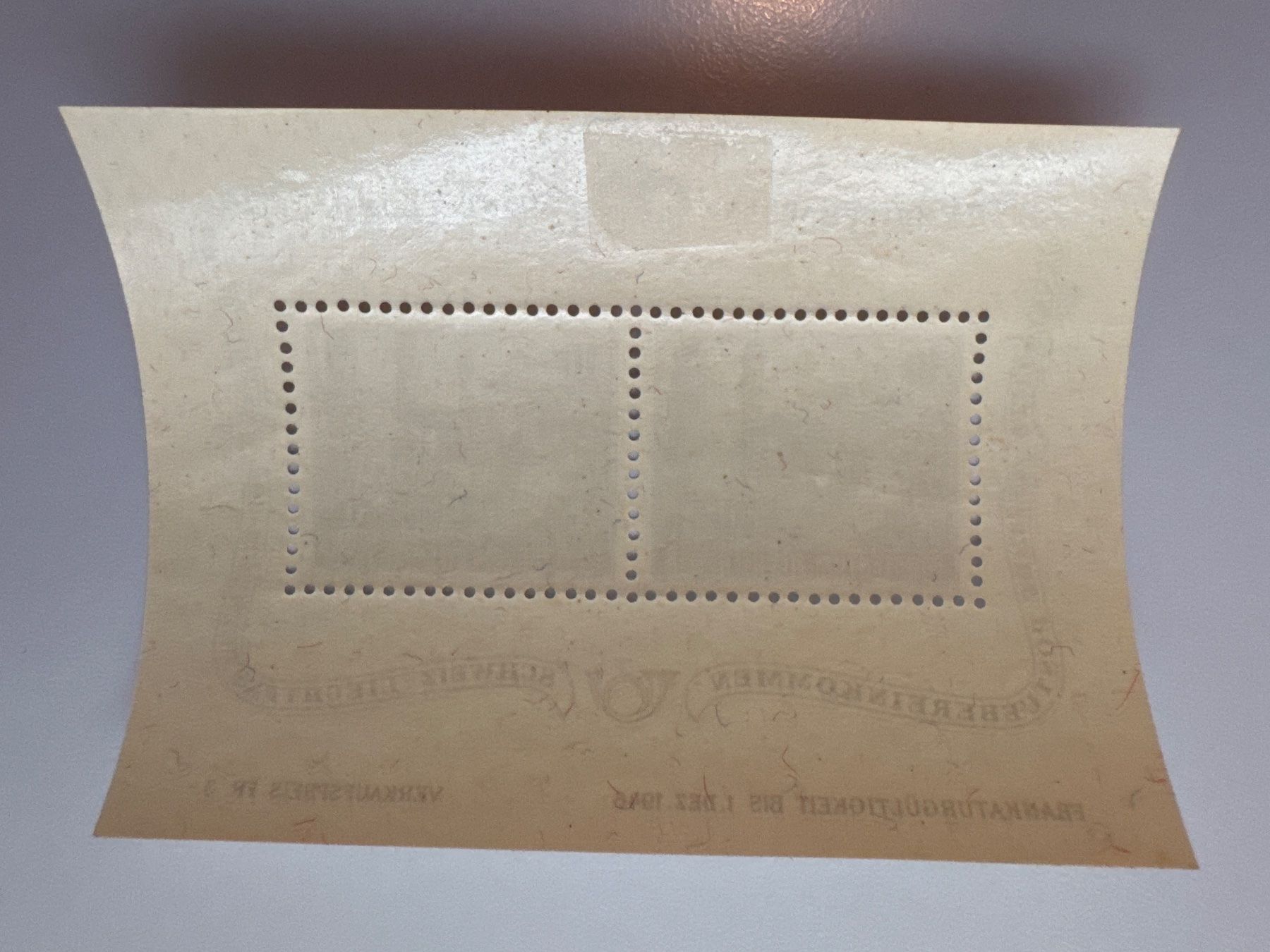 Alle Briefmarken: 1946 ZNr. Block W19 * – Gebraucht aus Küssnacht am Rigi von POSTOMASTER 1