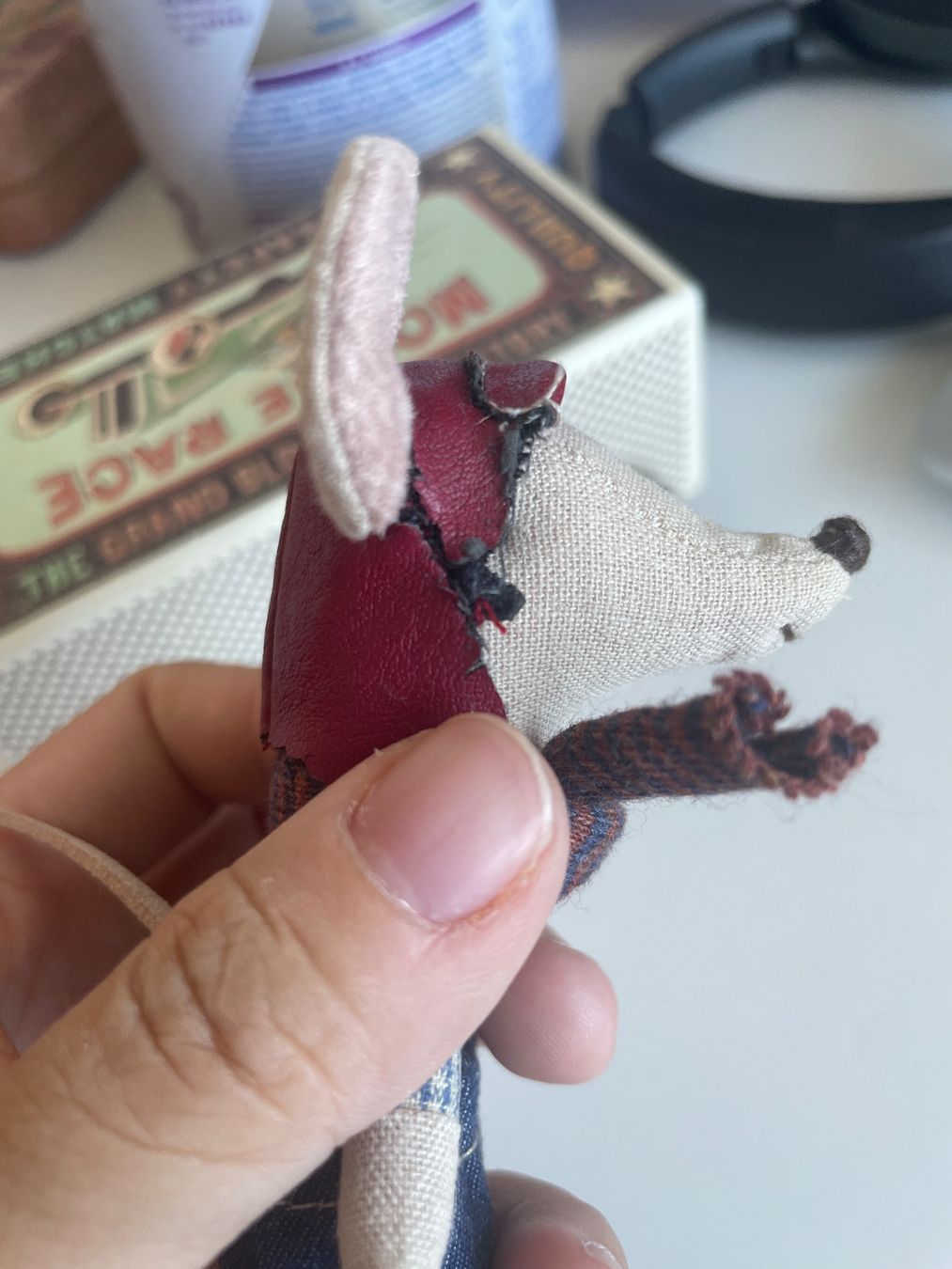 Maileg Giocattoli: Maileg Retired Racer Mouse & Box – Usato da Zug venduto da jia_2zsd 5
