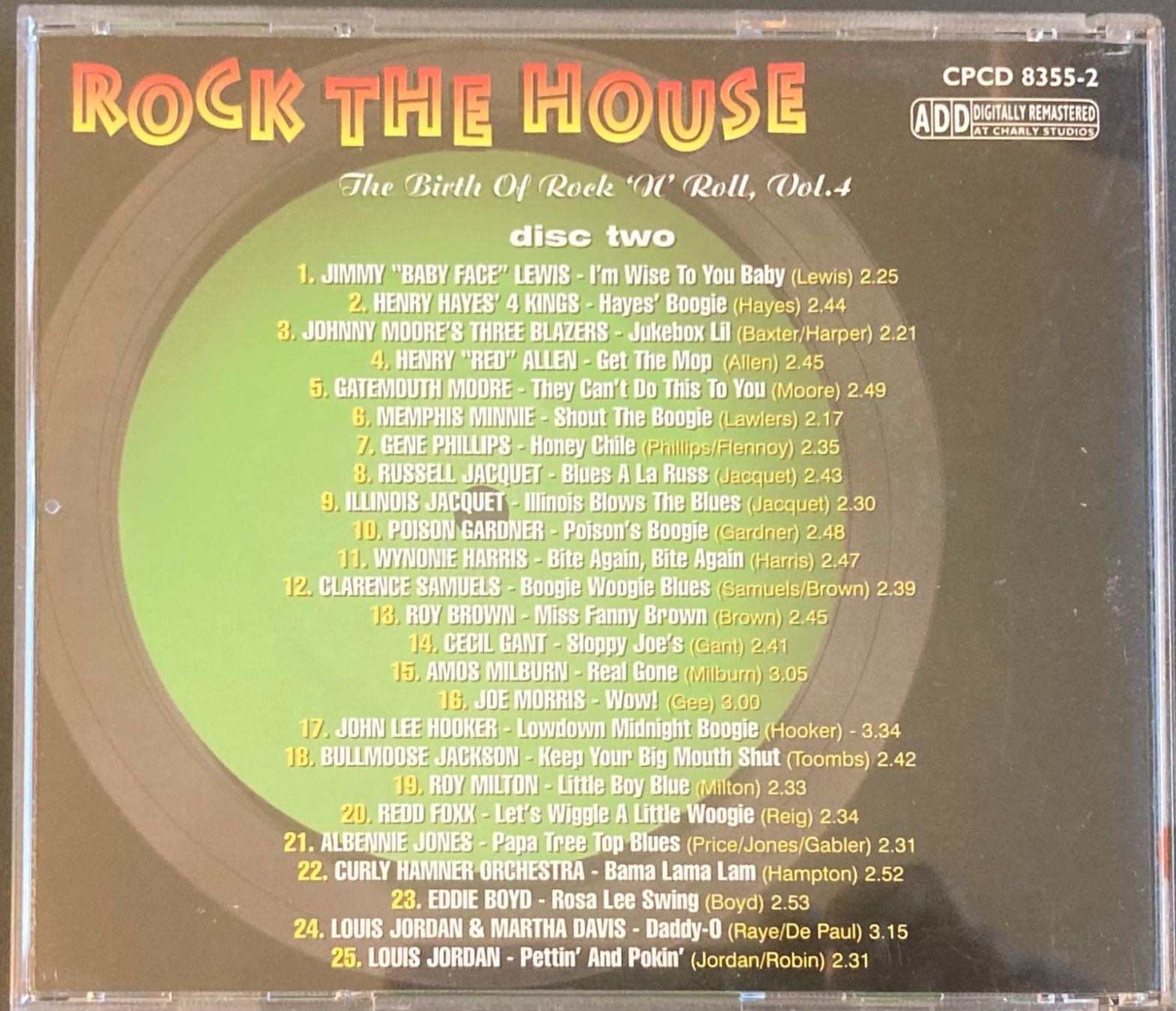 CD: DIVERS ARTISTES - ROCK THE HOUSE – Usato da Poliez-Pittet venduto da Newtown-Records 1
