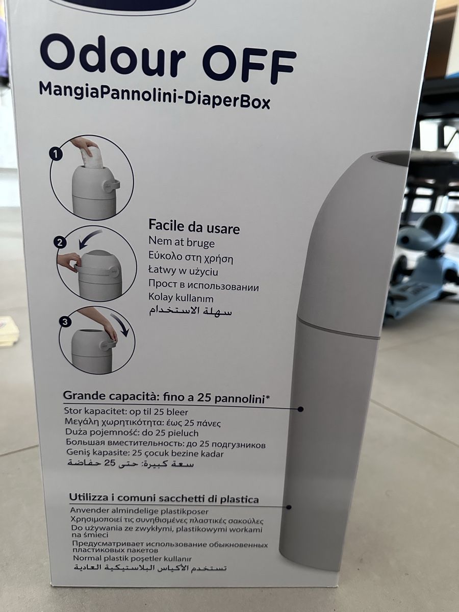 Altro per la casa: Chicco Odour OFF Windeleimer MangiaPannolini grau – Nuovo (secondo la descrizione) da Cham venduto da ale_6kyd 3