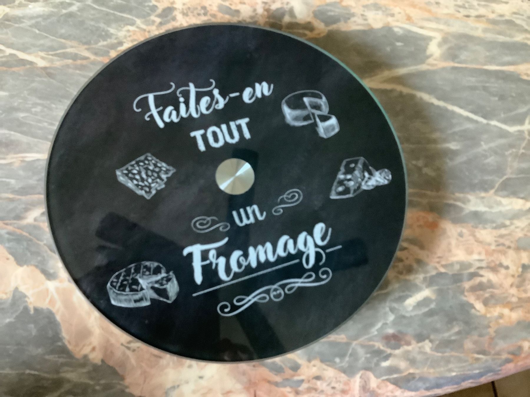 Pareti & Soffitti: Original plateau à fromage tournant – Usato da Le Lignon venduto da Gwen77