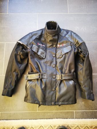 Motorradjacke schwarz Grösse M / Cordura Waterproof