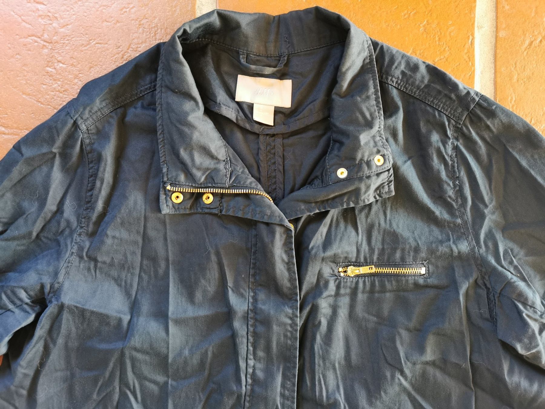 H&M Jacken: H&M; dunkelblauer Parka / Übergangsjacke Gr. 48 – Gebraucht aus Boniswil von Totomat-Lady 4