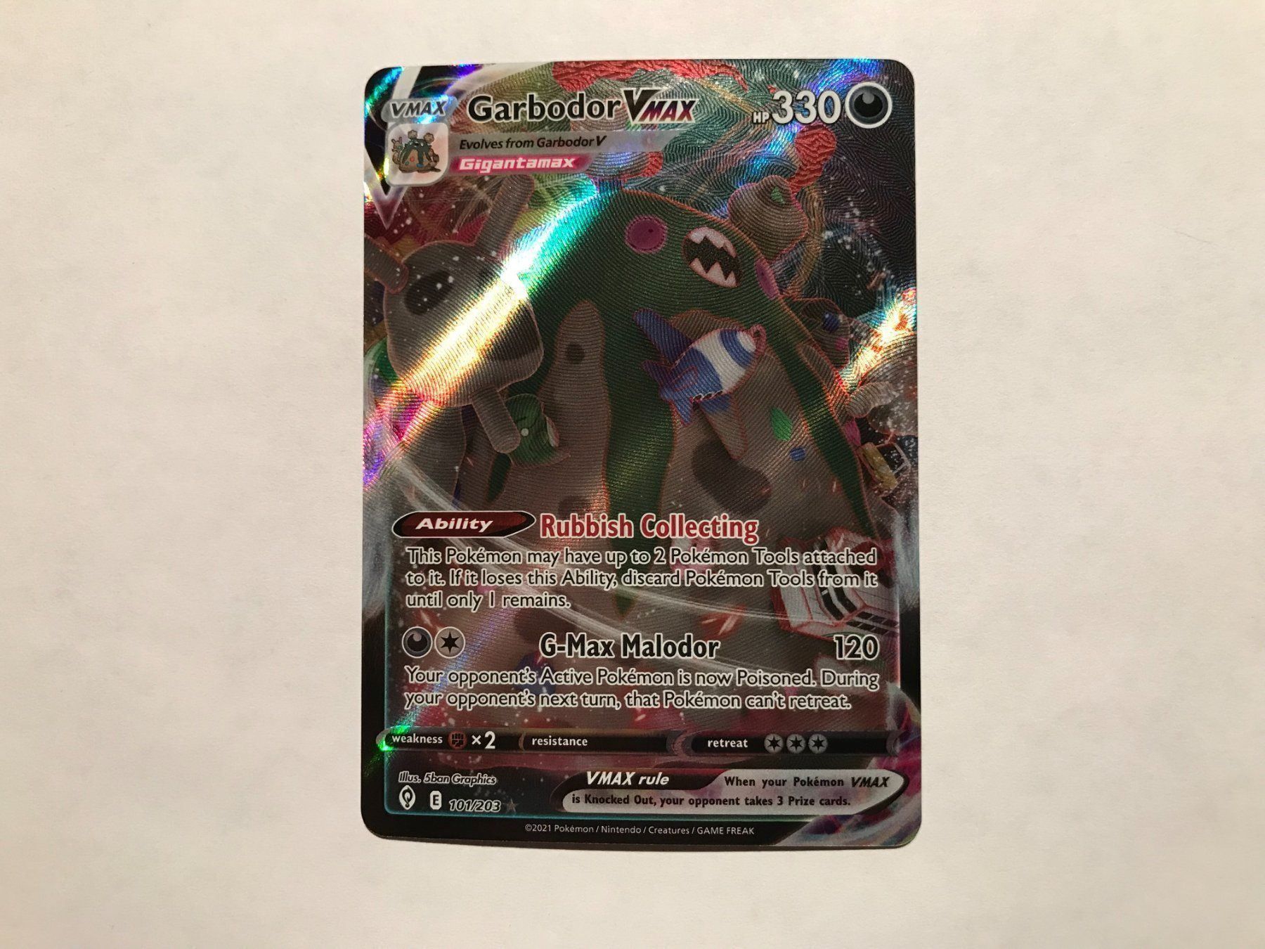 Pokémon Carte collezionabili: Garbodor vmax EN – Nuovo (secondo la descrizione) da Hagendorn venduto da Pokecollectorch 1