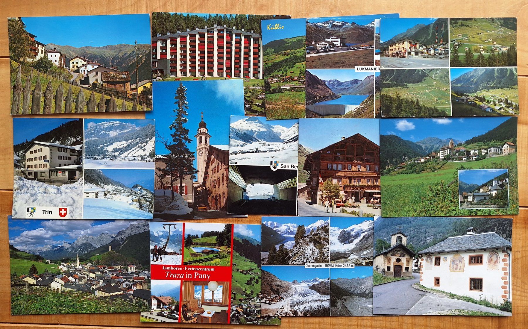 Cartoline postali: Sammlung 180 Ak Graubünden, vor 2000 – Usato da Bedigliora venduto da positano 2