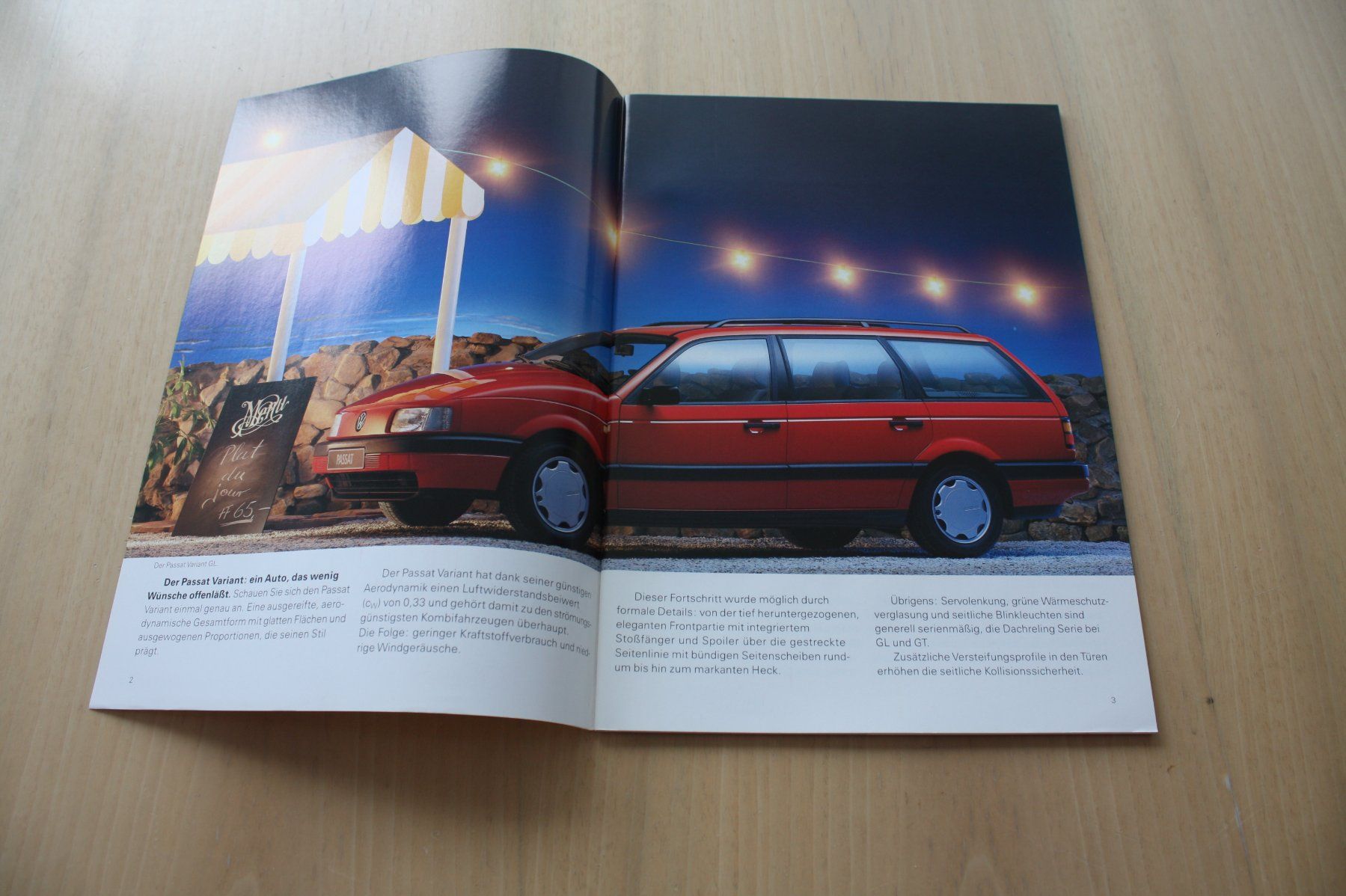 VW Documenti: VW Passat Variant Prospekt 8/1992 – Usato da Wikon venduto da erwin400 1