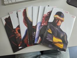 X-Men, Marvel, Z0-1! Alex Ross Variants 9Stk. all limit.