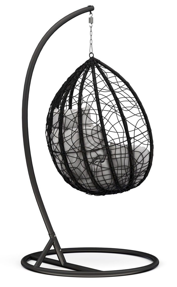 Gartenhängesitze: Hängesessel, schwarz – Gebraucht aus Rüti ZH von Mysticphoenix.mel 1