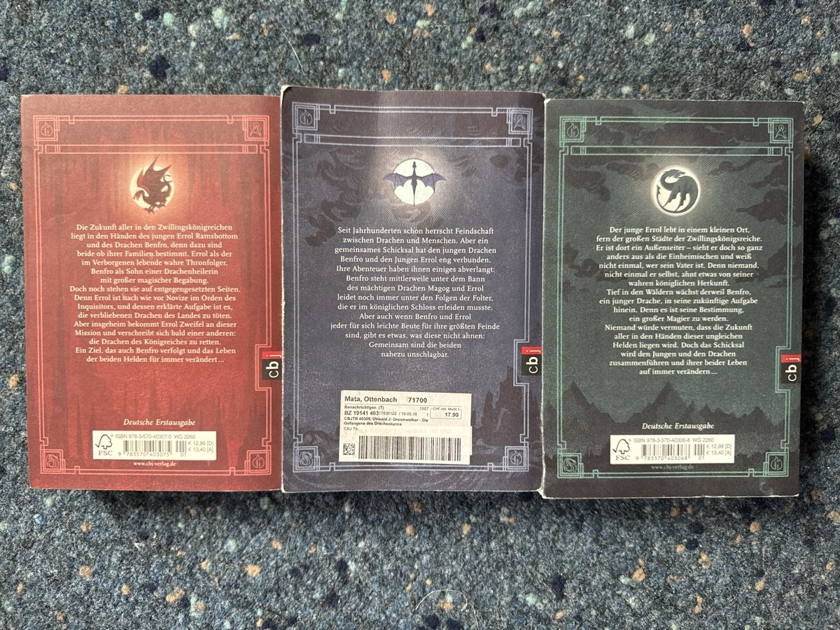 Libri: J.D. Oswald DreamWalker 3er Set – Usato da Cham venduto da matap1 2
