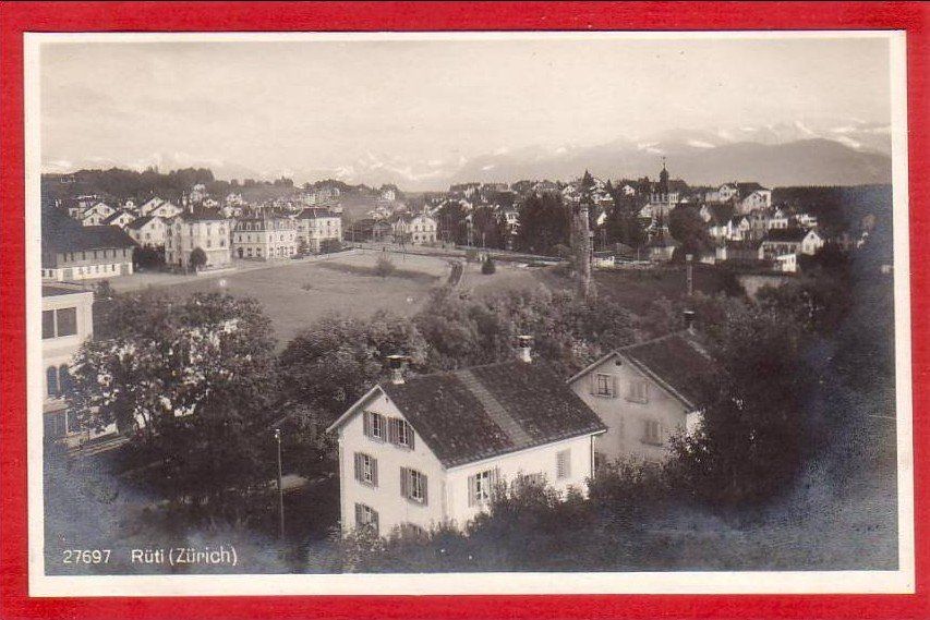 Cartes postales: RÜTI QUARTIERANSICHT – D'occasion à Grüningen par Kartenlaube