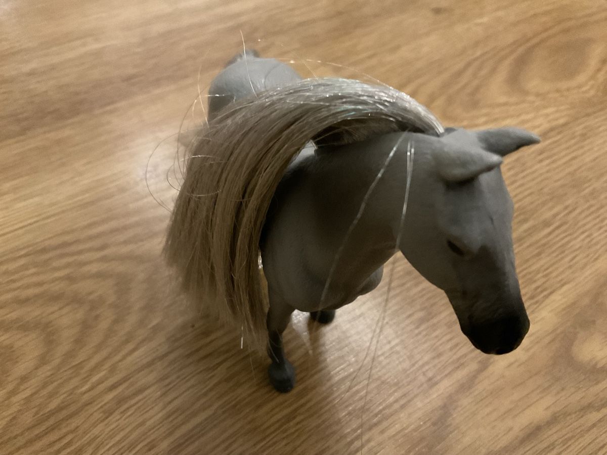 Schleich Giocattoli: Schleich Pferd silberne Mähne  – Usato da Jona venduto da Rubinrot 2