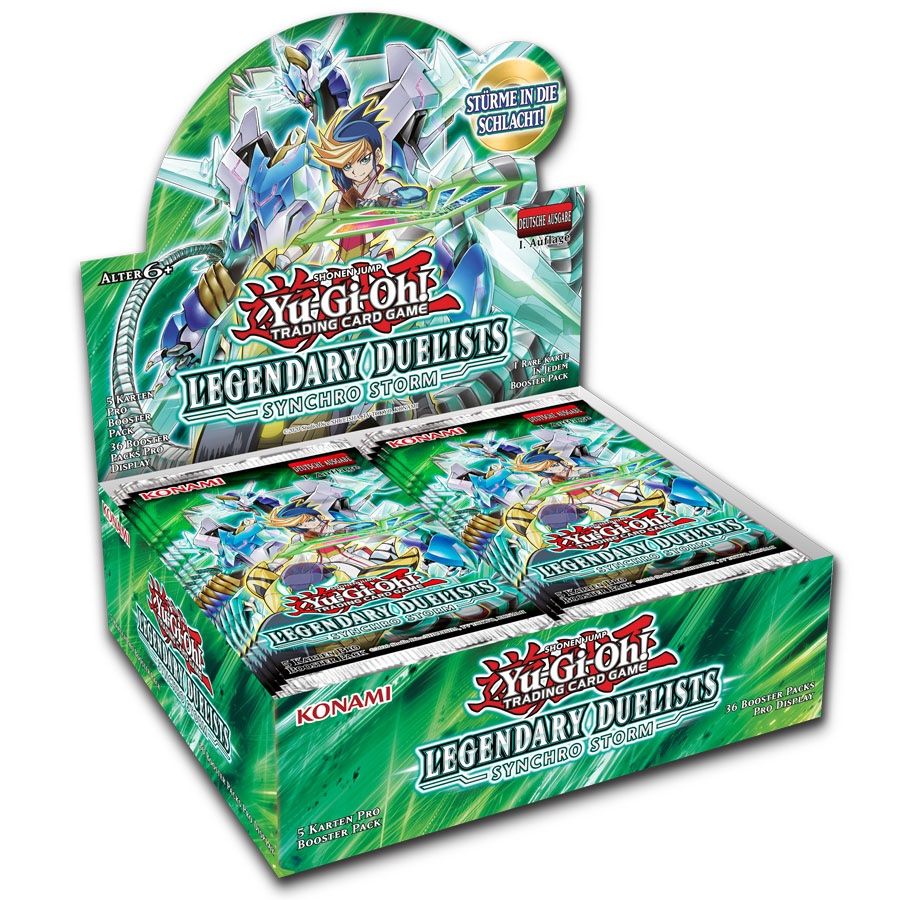 Yugioh Sammelbilder & Trading cards: Legendary Duelist: Synchro Storm booster Display, 1st, De – Neu und originalverpackt aus Dällikon von S.F.F.