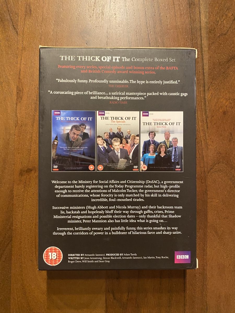 Tutti i DVDs: The Thick Of It - The Complete Boxed Set - DVD – Usato da Thunstetten venduto da Virus_33 2