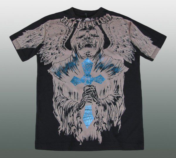 T-shirt: AFFLICTION  T-SHIRT Gr. L NEU – Nuovo (secondo la descrizione) da Zürich venduto da noo_6672