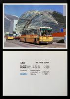 Chur Postauto Station Saurer RH580-25 RH525-23 Foto Ausdruck
