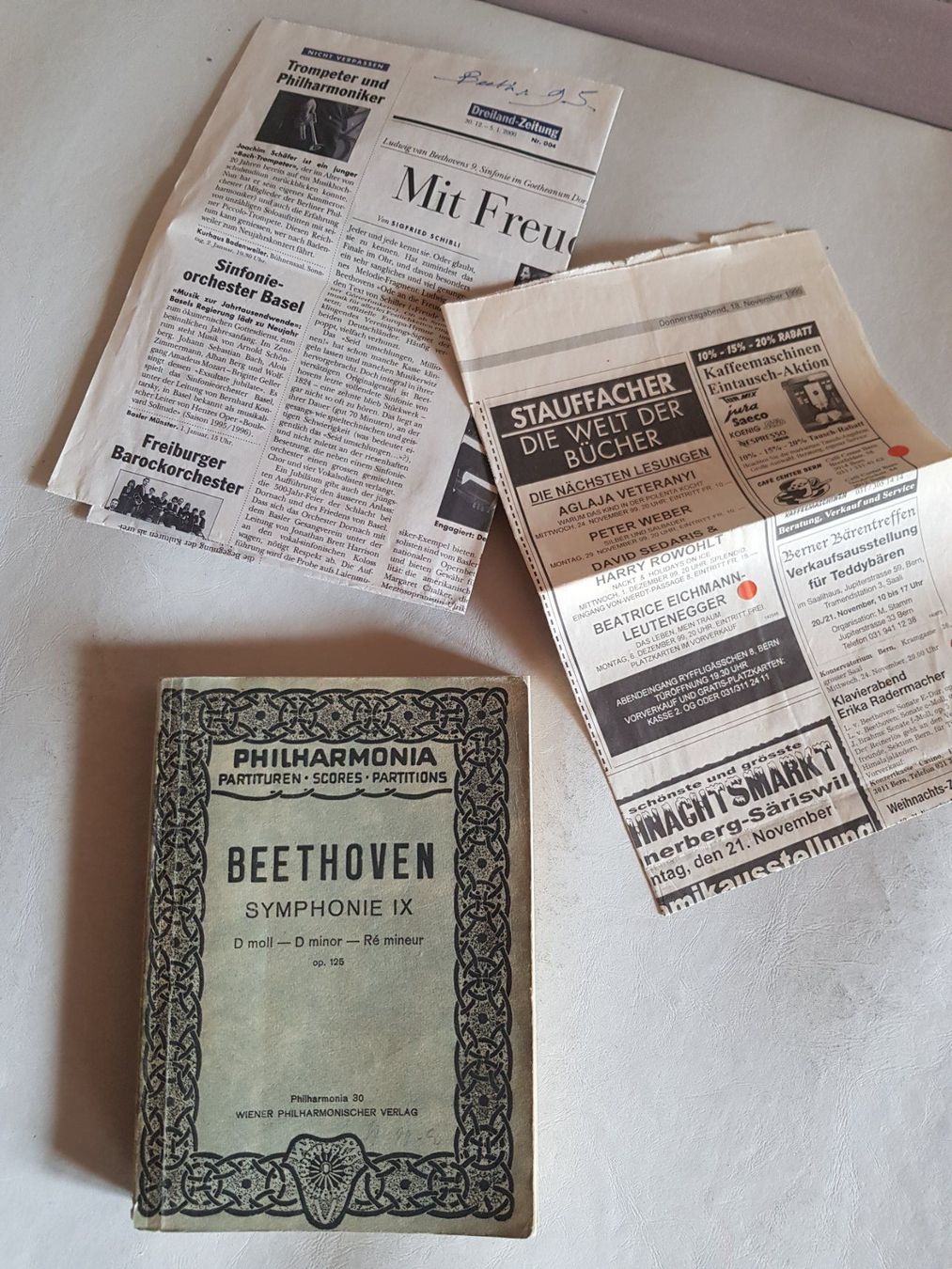 Libri: BEETHOVEN - Philharmonica 1947 D-Moll – Usato da Walterswil BE venduto da Lonitti 2