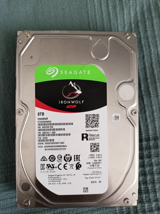 Seagate Ironwolf 8To Kaufen auf Ricardo