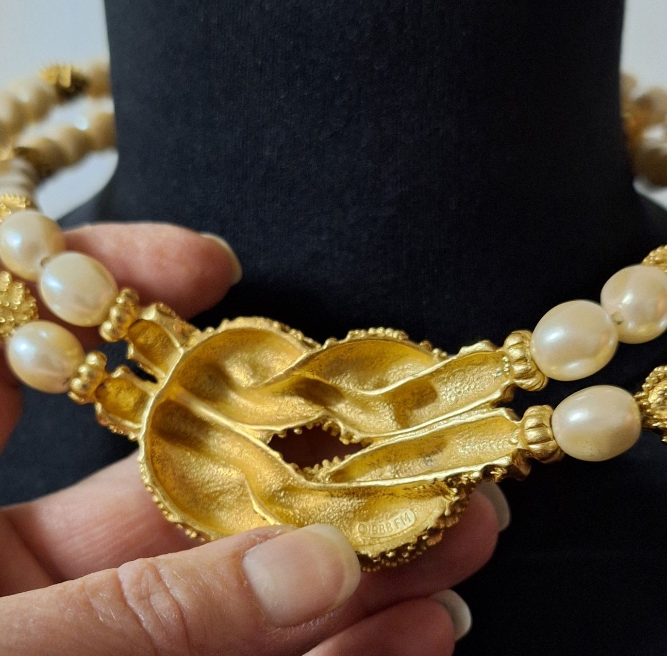 Catenine: Neu: das etruskische Collier Mary McFadden "Franklin Mint" – Nuovo (secondo la descrizione) da Muri AG venduto da Edlerweiss 6