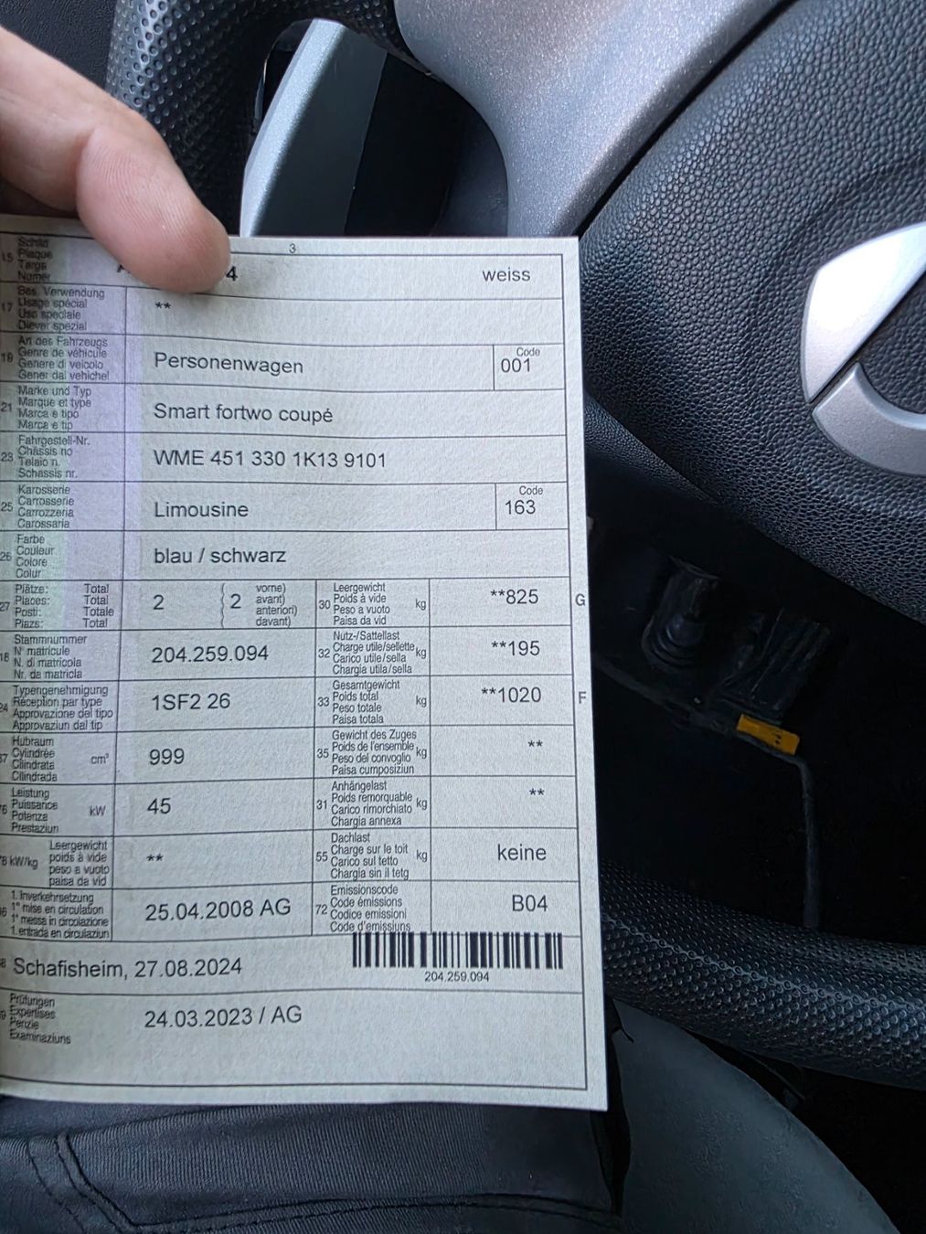 Smart Autos: Smart Fortwo 451 1.0  – D'occasion à Hägglingen par GT3000 4