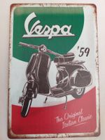 Vespa Blechtafel