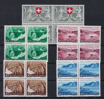 1953  Patria Viererblocks postfrisch **   15421