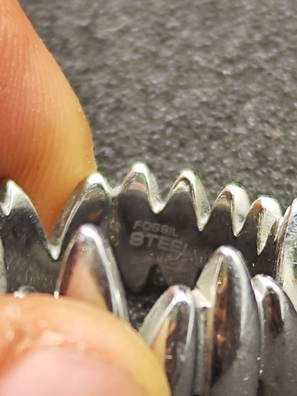 Fossil Anelli: Wunderschöne Vintage Fossil Ring Top – Usato da Steffisburg venduto da mat_8s7d 4