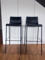 2er Set Barhocker, Schwarz, Metallgestell - Top Zustand!